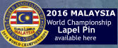 2016 MALAYSIA World Championship Lapel Pin available here